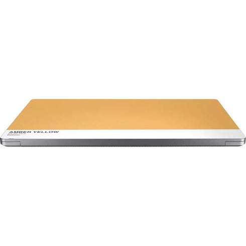 Amber Yellow Universal Laptop 16.6in (13.4 x 9.7in) Skin